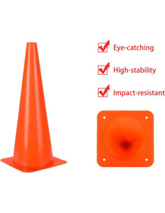 Conos de Tráfico de 45.72 cm Alytree - 5 Colores 2