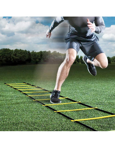 Escalera de Agilidad Ruibo 6 Metros 12 Peldaños Ajustables