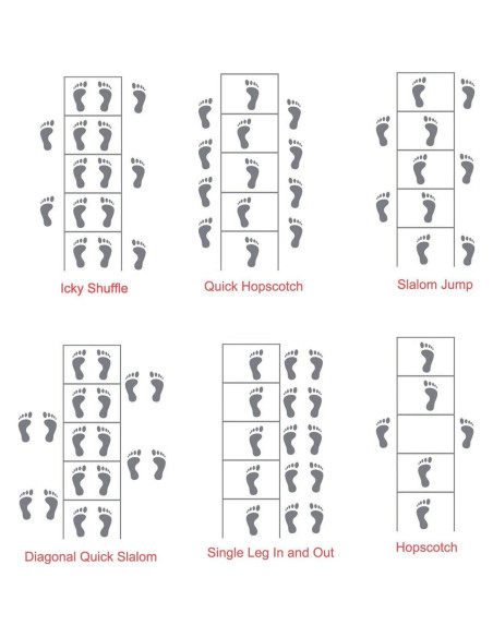Escalera de Agilidad Ruibo 6 Metros 12 Peldaños Ajustables