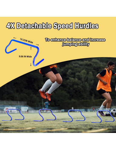 Equipo de Entrenamiento de Velocidad HRXYYCX con Escalera 6.1m