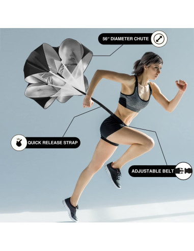 Equipo de Entrenamiento de Velocidad HRXYYCX con Escalera 6.1m