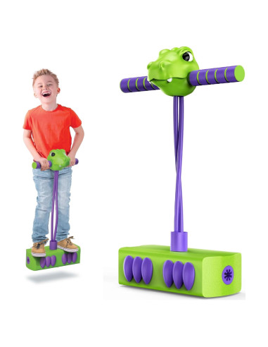Saltador de Espuma Pogo Saurus MindSprout para Niños 3-7 Años