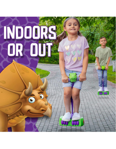 Saltador de Espuma Pogo Saurus MindSprout para Niños 3-7 Años