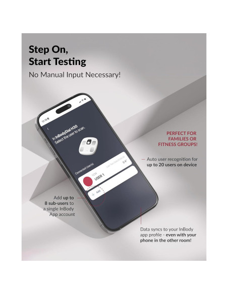 Balanza de Composición Corporal InBody H30 con Bluetooth