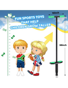 Bastón de Pogo de Espuma JAOTREL para Niños 6+ | 18-45 kg 2