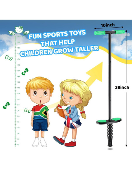 Bastón de Pogo de Espuma JAOTREL para Niños 6+ | 18-45 kg