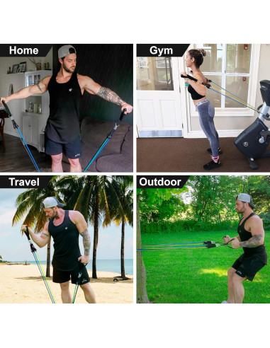 Conjunto de Bandas de Resistencia FLEXI MUSCLES 100 LBS