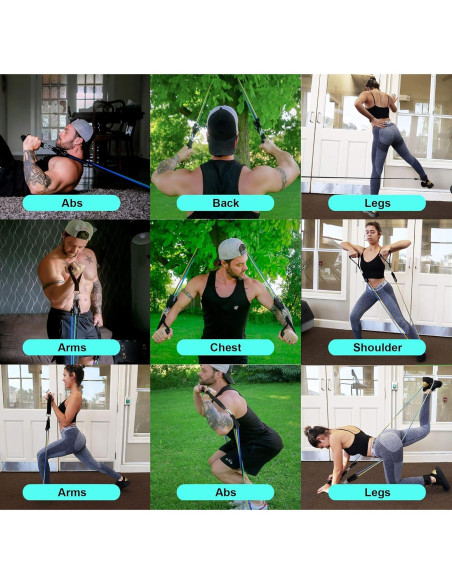 Conjunto de Bandas de Resistencia FLEXI MUSCLES 100 LBS