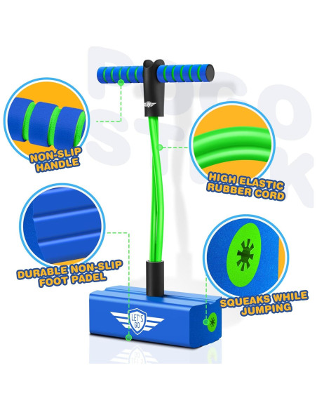 Pogo Stick de Espuma CUUGO VAMOS! CG para Niños 3-12 Años