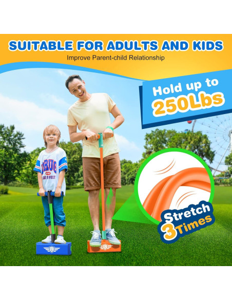 Pogo Stick de Espuma CUUGO VAMOS! CG para Niños 3-12 Años