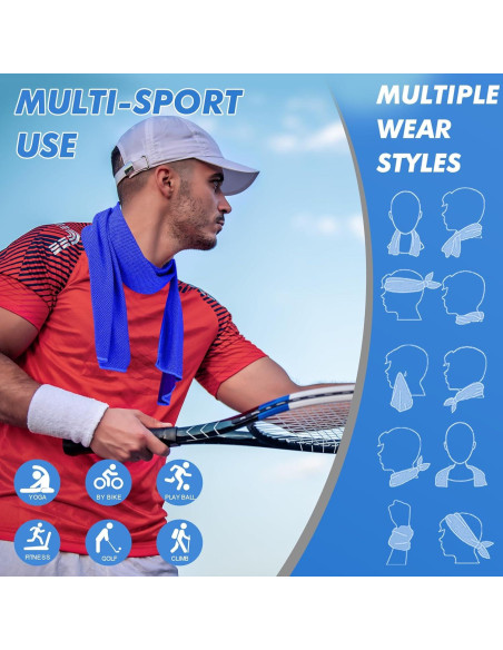 Paquete de 4 Toallas Refrigerantes CSITE 119.38x30.48cm