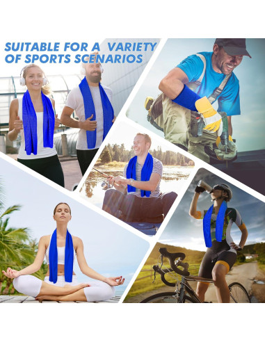 Paquete de 4 Toallas Refrigerantes CSITE 119.38x30.48cm