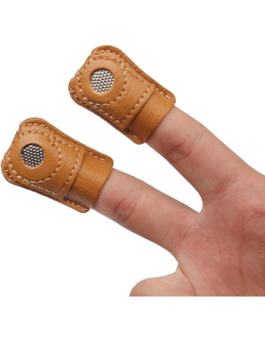 Protectores de Dedos de Cuero Pimoys - 4 Piezas para Costura