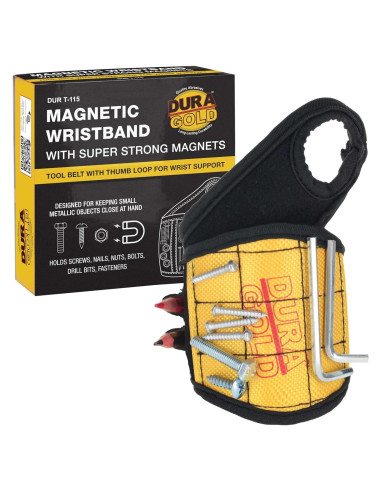 Banda de Muñeca Magnética Dura-Gold con 9 Imanes - Soporte