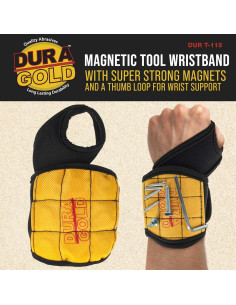 Banda de Muñeca Magnética Dura-Gold con 9 Imanes - Soporte 2