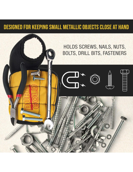 Banda de Muñeca Magnética Dura-Gold con 9 Imanes - Soporte