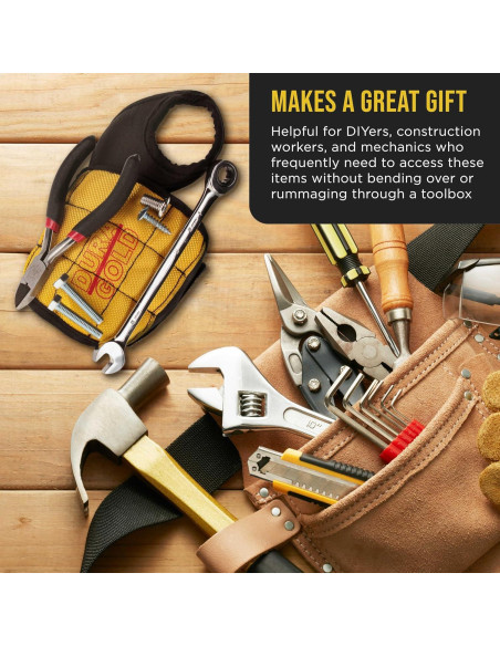 Banda de Muñeca Magnética Dura-Gold con 9 Imanes - Soporte