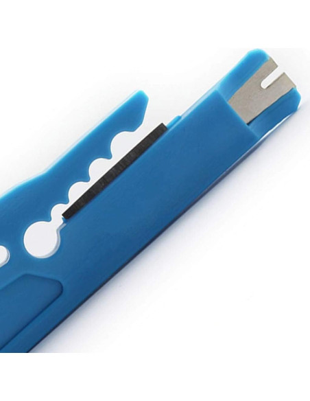 Maxmoral 3-Pack Mini Desforrador de Cables UTP STP RJ45 Azul