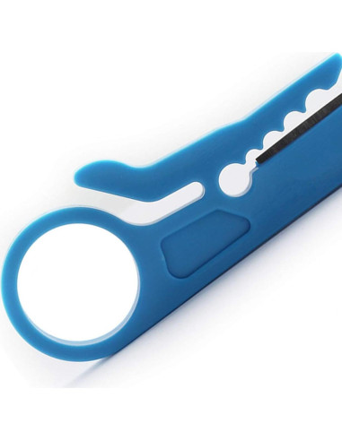 Maxmoral 3-Pack Mini Desforrador de Cables UTP STP RJ45 Azul