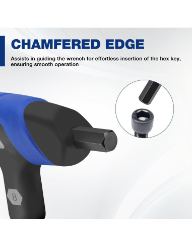 Juego de Llaves Allen en T WORKPRO 14 Piezas Métricas y SAE