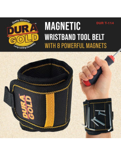 Banda de Muñeca Magnética Dura-Gold - Imán Fuerte, Nylon 2