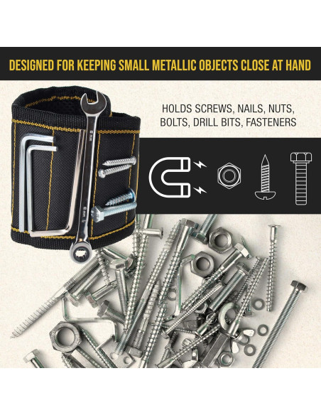 Banda de Muñeca Magnética Dura-Gold - Imán Fuerte, Nylon