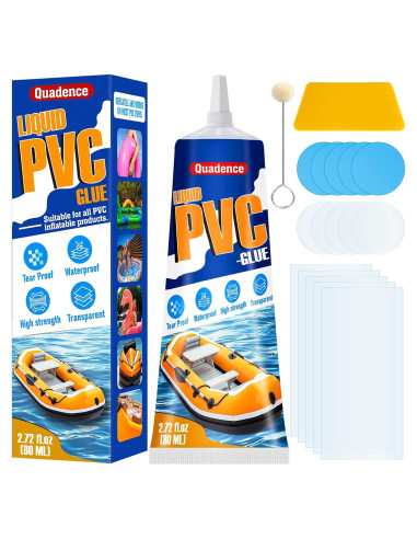 Kit de Reparación de PVC Quadence 80ml - Parches y Pegamento