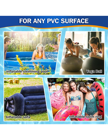 Kit de Reparación de PVC Quadence 80ml - Parches y Pegamento