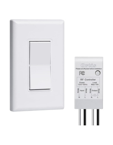 Kit Interruptor Inalámbrico Ortis 91.44m Sin Cableado