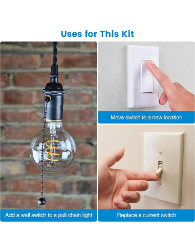 Kit Interruptor Inalámbrico Ortis 91.44m Sin Cableado