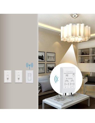 Kit Interruptor Inalámbrico Ortis 91.44m Sin Cableado