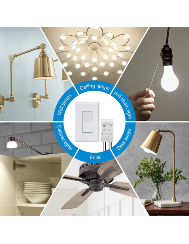 Kit Interruptor Inalámbrico Ortis 91.44m Sin Cableado