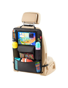 Organizador de Asiento de Coche Helteko Negro, Soporte para Tableta 30 cm