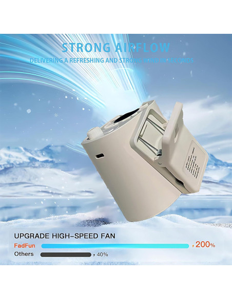 Ventilador Portátil STONEBROOK AR-29 Mini Clip-on 100 Velocidades