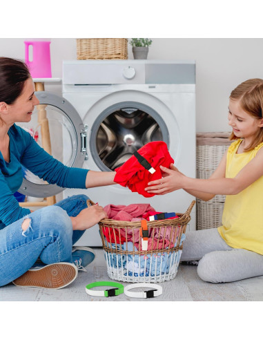 Correas de Lavandería PEUTIER 6 Piezas 48x2.5cm Multicolor