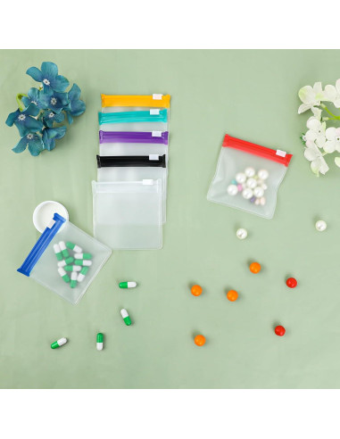 Bolsas de Pastillas Reutilizables Sliverdew 7 Piezas 7.5x7.5cm