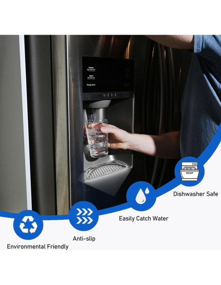 Bandeja de Goteo de Silicona Hvatry para Refrigerador - 2 Paquetes