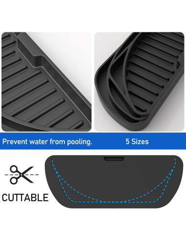 Bandeja de Goteo de Silicona Hvatry para Refrigerador - 2 Paquetes