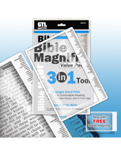 Set Lupa de Biblia 3 en 1 G.T. Luscombe 3X Aumento 2
