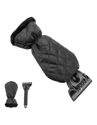 Raspador de Hielo para Auto Osilly con Guante Térmico Negro
