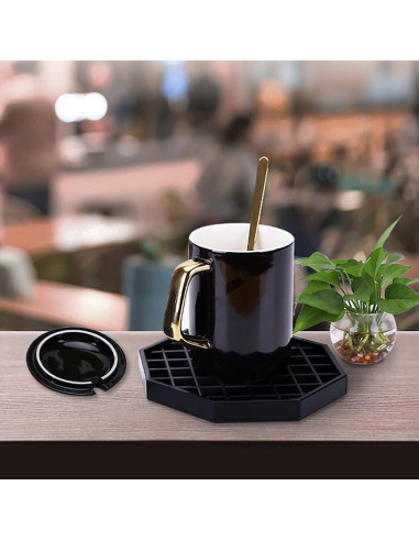 Bandeja de Goteo Octagonal Reunión Feliz 3 Piezas 102x102mm