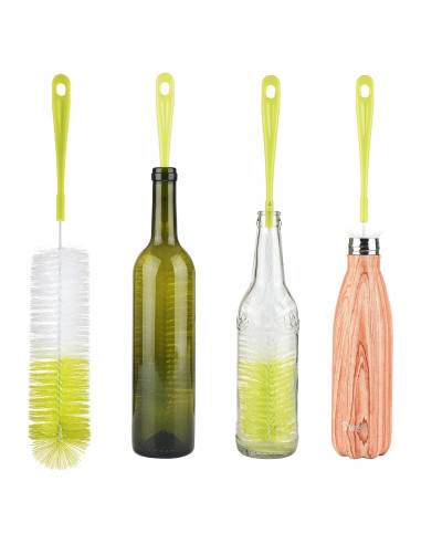 Cepillo Limpiador de Botellas ALINK 42 cm Verde Claro