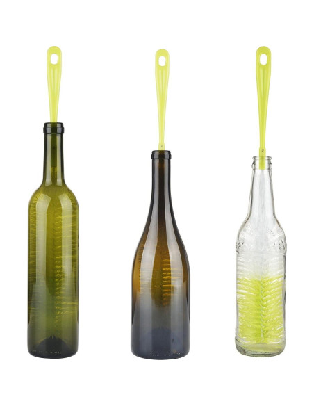 Cepillo Limpiador de Botellas ALINK 42 cm Verde Claro