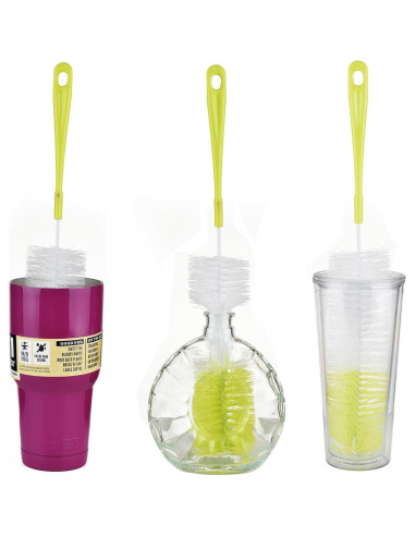 Cepillo Limpiador de Botellas ALINK 42 cm Verde Claro