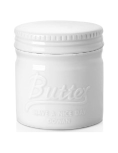 Tazón de Mantequilla DOWAN Mason Cerámica Blanco 5kg