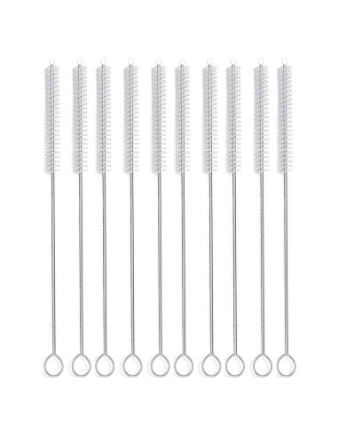 Cepillos Limpiadores de Popotes DESIN Set de 10 Nylon 20.8 cm