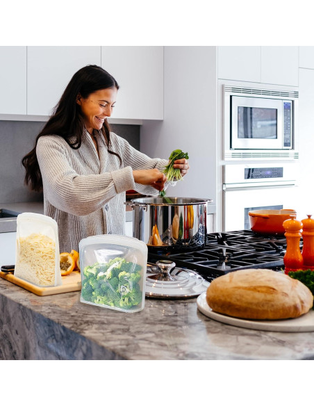 Bolsa de Silicona Reutilizable Elkanah 3300ml 2 Unidades