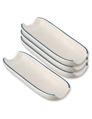 Juego de 4 Platos de Maíz Cerámica Pfaltzgraff Yorktowne