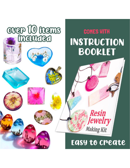 Kit de Joyería de Resina Goody King - 300g, Moldes y Herramientas