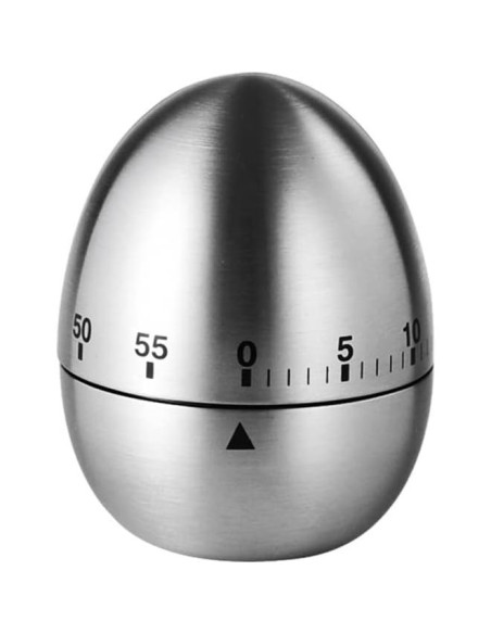Temporizador de Cocina SLTG2020 Acero Inoxidable Forma Huevo